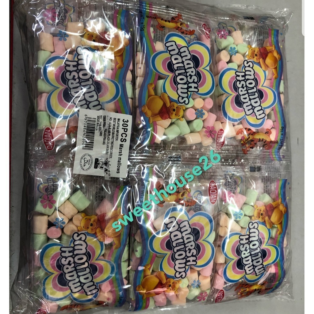 Mini Marshmallow (15g x 30pcs) | Shopee Singapore