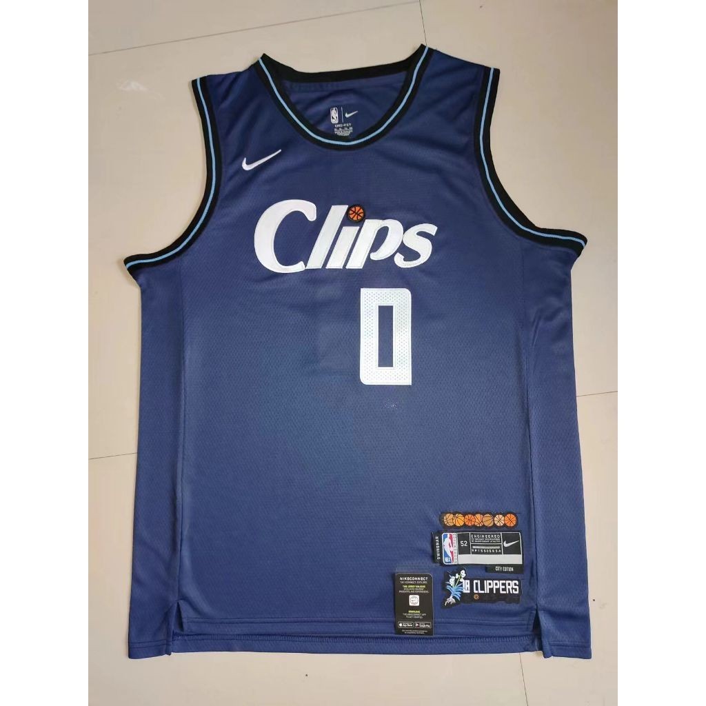 Men's Nba Los Angeles La Clippers Russell Westbrook 2024 Navy Blue 