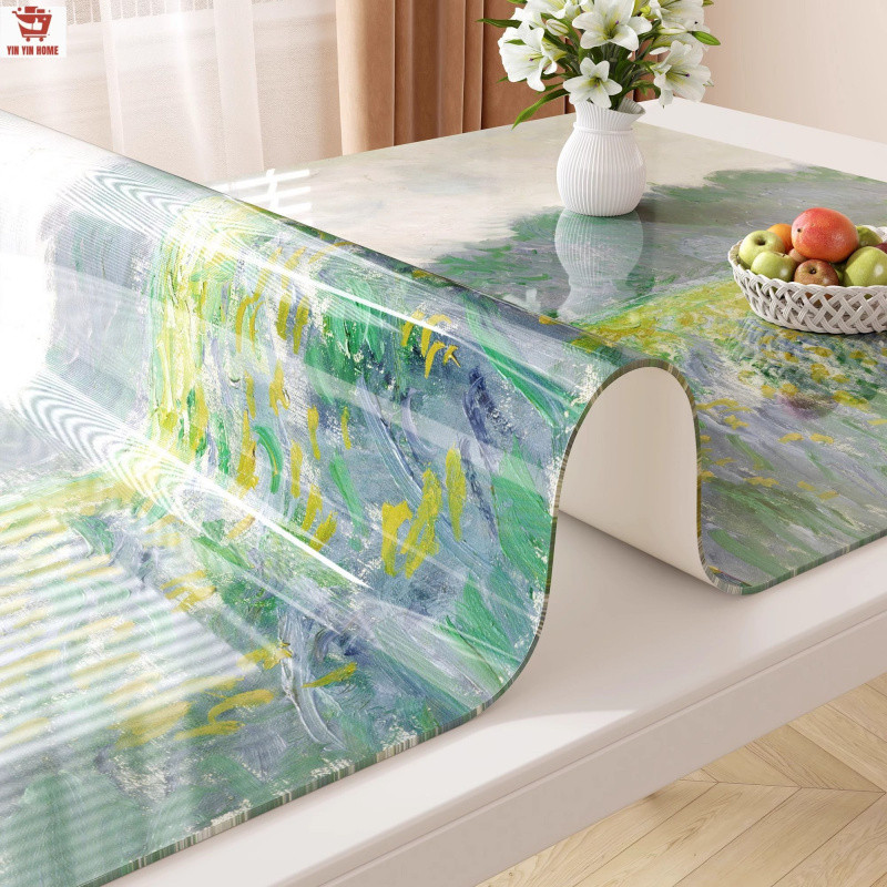 Pvc Table Mat Waterproof Oilproof Anti-scalding Tablecloth Coffee Table ...