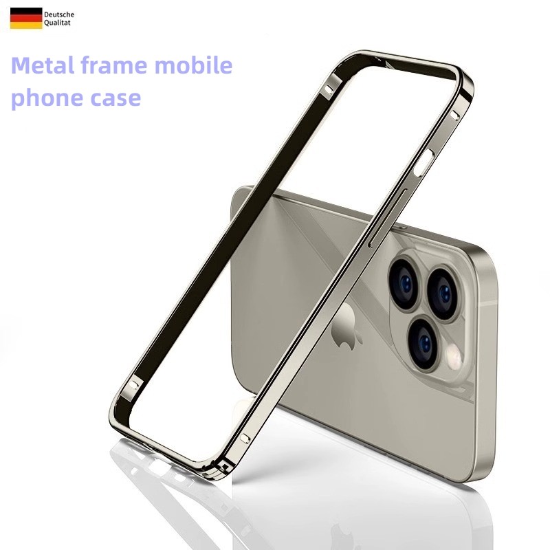 Aluminium Metal Bumper Frame Case For iPhone 16 15 14 13 12 Pro Max ...