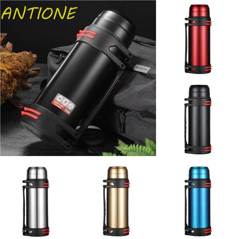 ANTIONE 2L Thermos Flask, Stainless Steel Unbreakable Vacuum Insulated