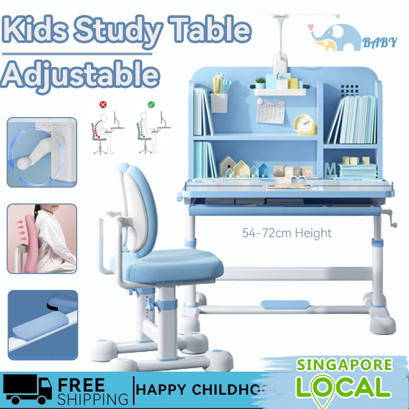 Baby Children Study Table Children's Study Primary School Student's Set ...