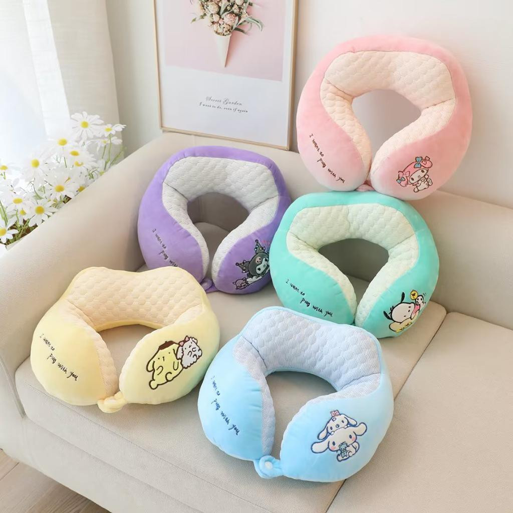 Sanrio kuromi melody cinnamoroll Neck Pillow Adult Neck Pillow Car ...