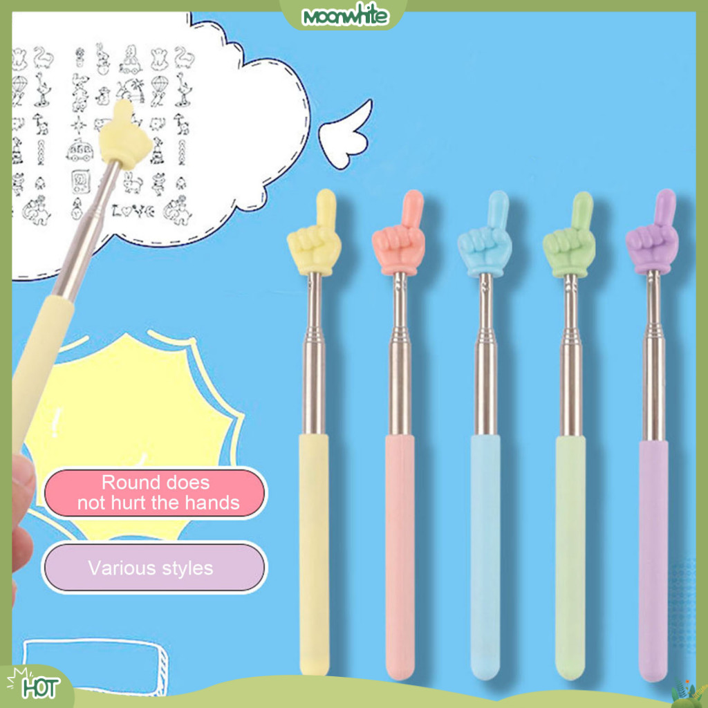 [MOONWHITE] Classroom Pointer Portable Pointing Stick Stainless Steel ...