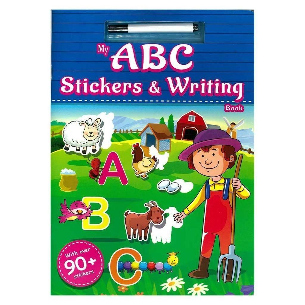 My ABC Stickers & Writing Book | Shopee Singapore