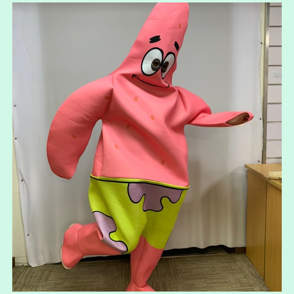 SpongeBob Patrick Star Doll Costume Cartoon Jumpsuit Anime Cosplay ...