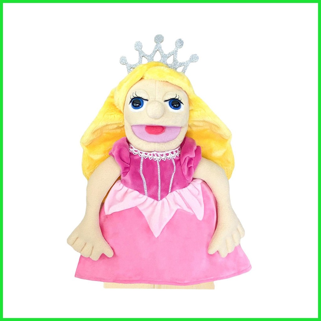 Role Play Hand Puppets Waiter Princess Prince Cowboy Stuffed Plushie ...