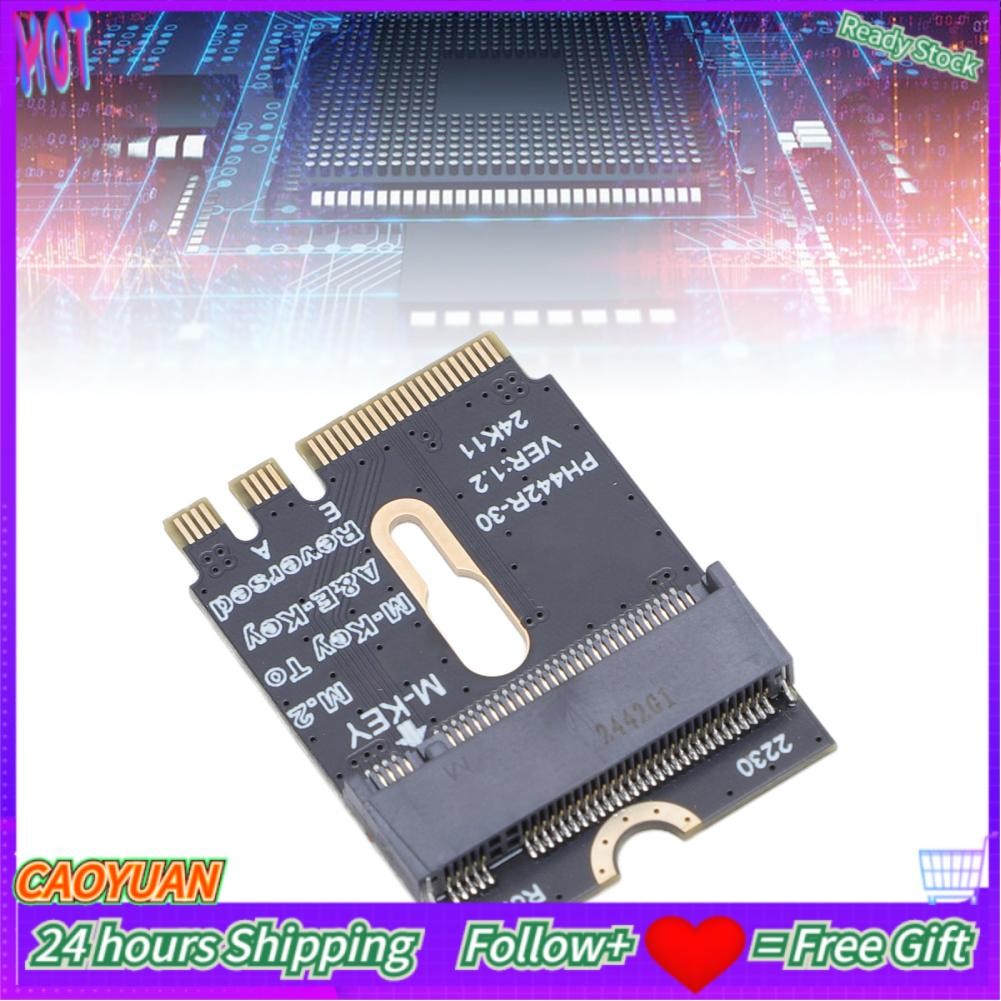 Caoyuanstore M.2 NVME SSD Convert Adapter A and E WiFi Port PCIe 4.0 M ...