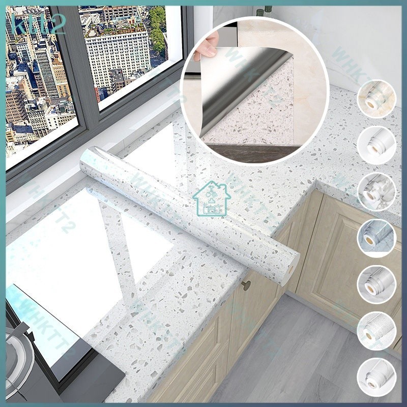 Kitchen waterproof and oil proof stickers special cabinet desktop ...