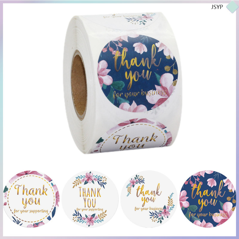 1 roll of Thank You Label Sticker Gift Wrapping Sticker Thank You ...