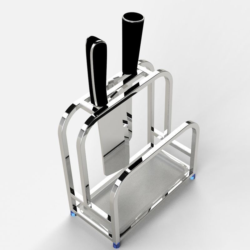 304 Stainless Steel Knife Rack Cutting Board Rack Kitchen Special ...
