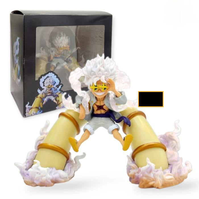 One Piece Action Figure Nika Luffy Gear 5 Wcf Scale Anime Figure ...
