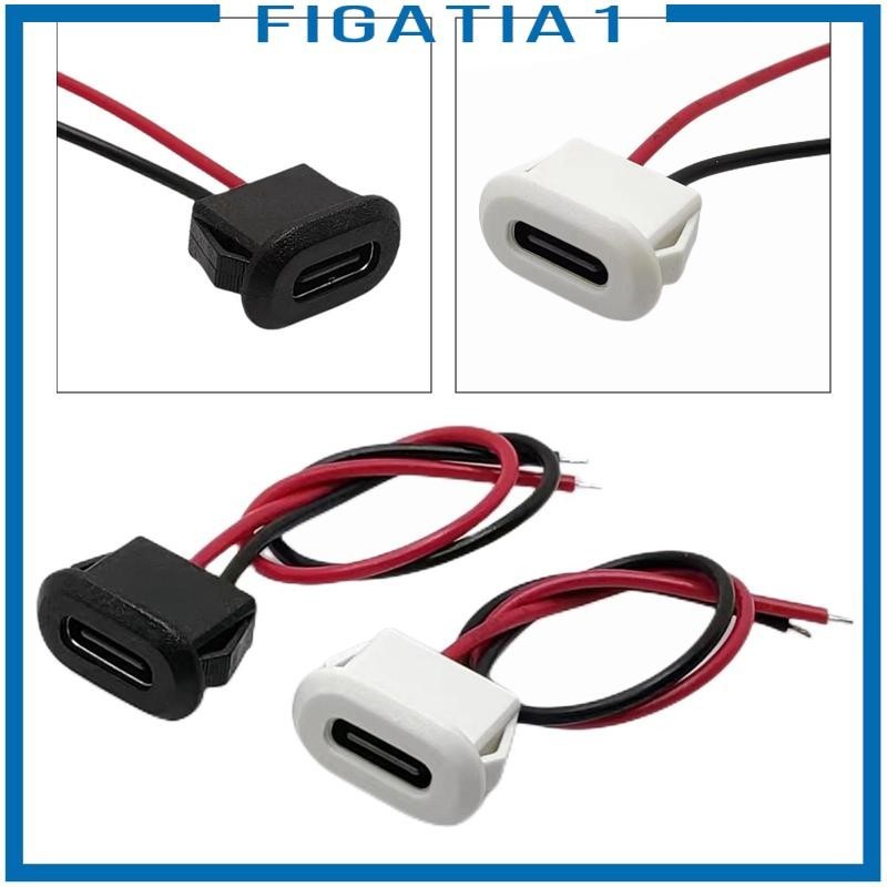 Figatia1 Usb Type C Connector Type C With Card Buckle Waterproof Fast Charging Jack Port Usb 6073