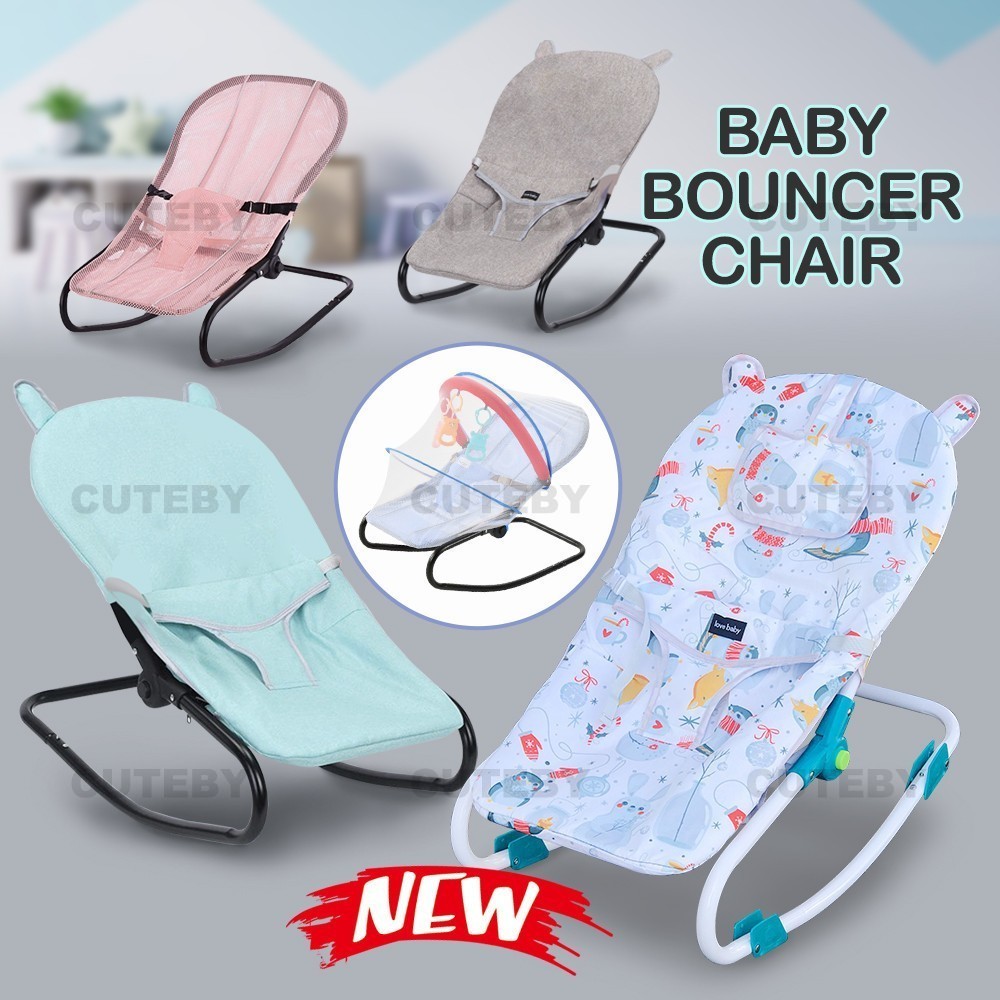 Foldable Adjustable BABY ROCKING BOUNCER CHAIR | Shopee Singapore