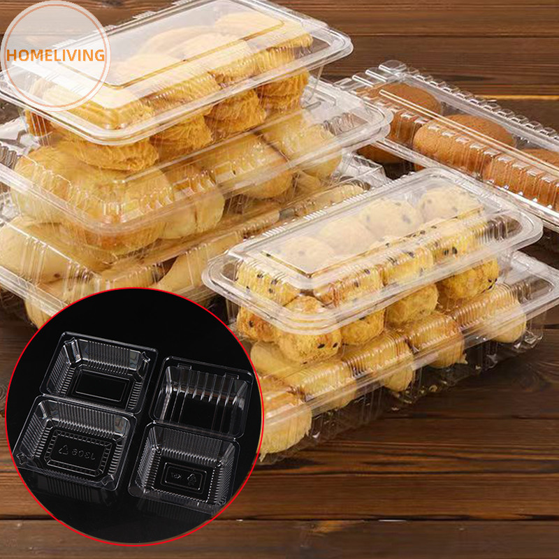 homeliving 10Pcs Square Cheesecake Boxes Slice Cake Box Pie Holders ...