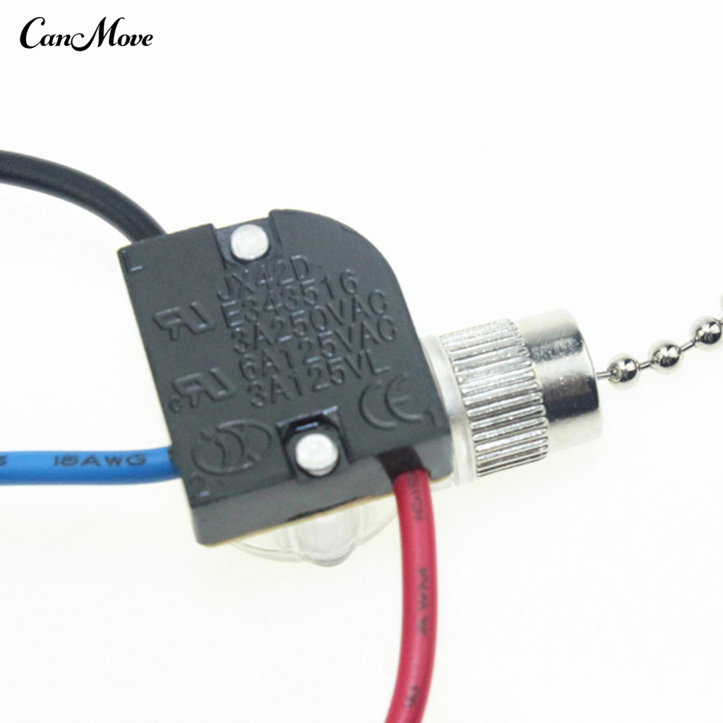 Replacement 3-Wire Beads Chain Wall Light Fan Ceiling Switch Pull Cord ...
