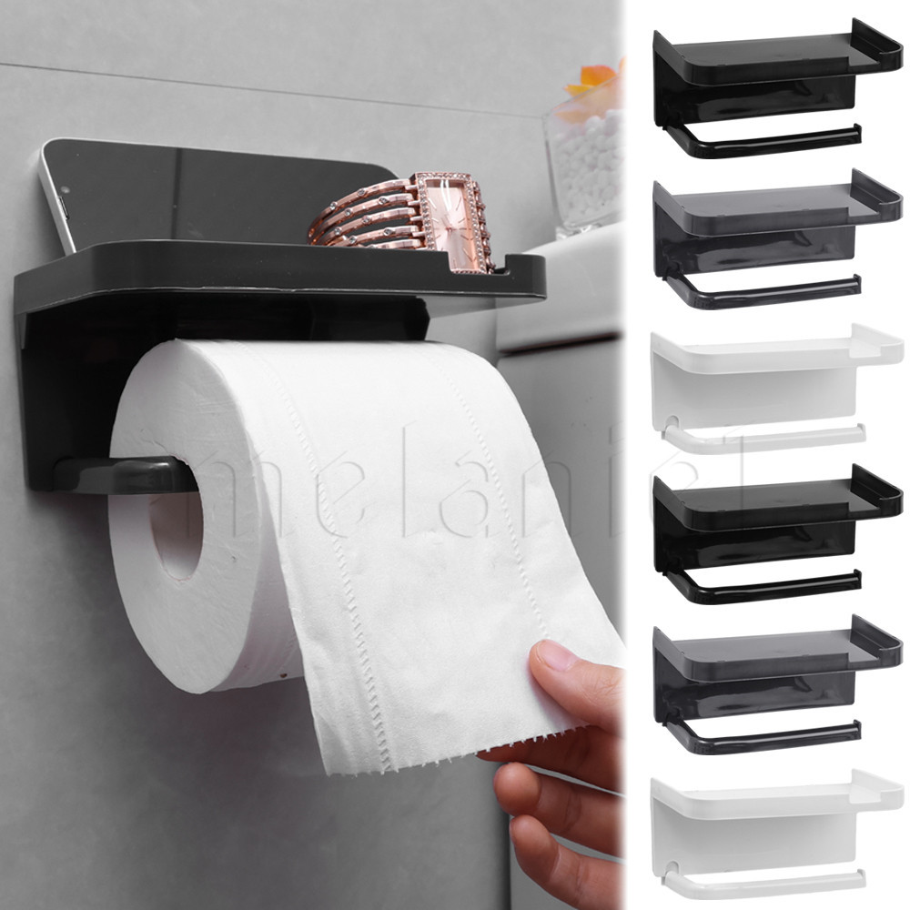 Kitchen Paper Storage Rack / Bathroom Wall Roll of Paper Phone Storage ...