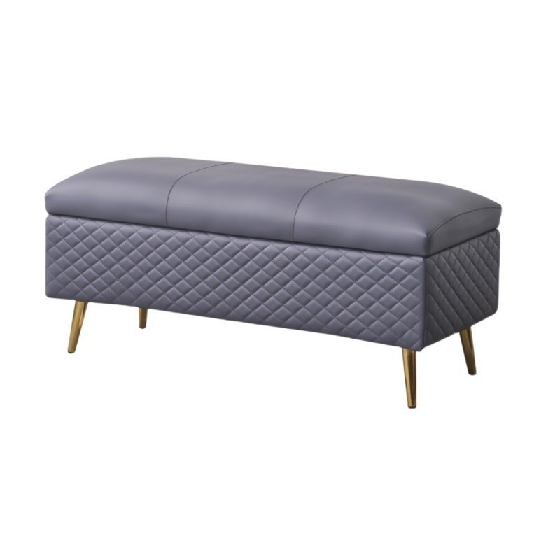 Simple Storage Ottoman Sofa Stool Rectangle Shoes Changing Stool ...
