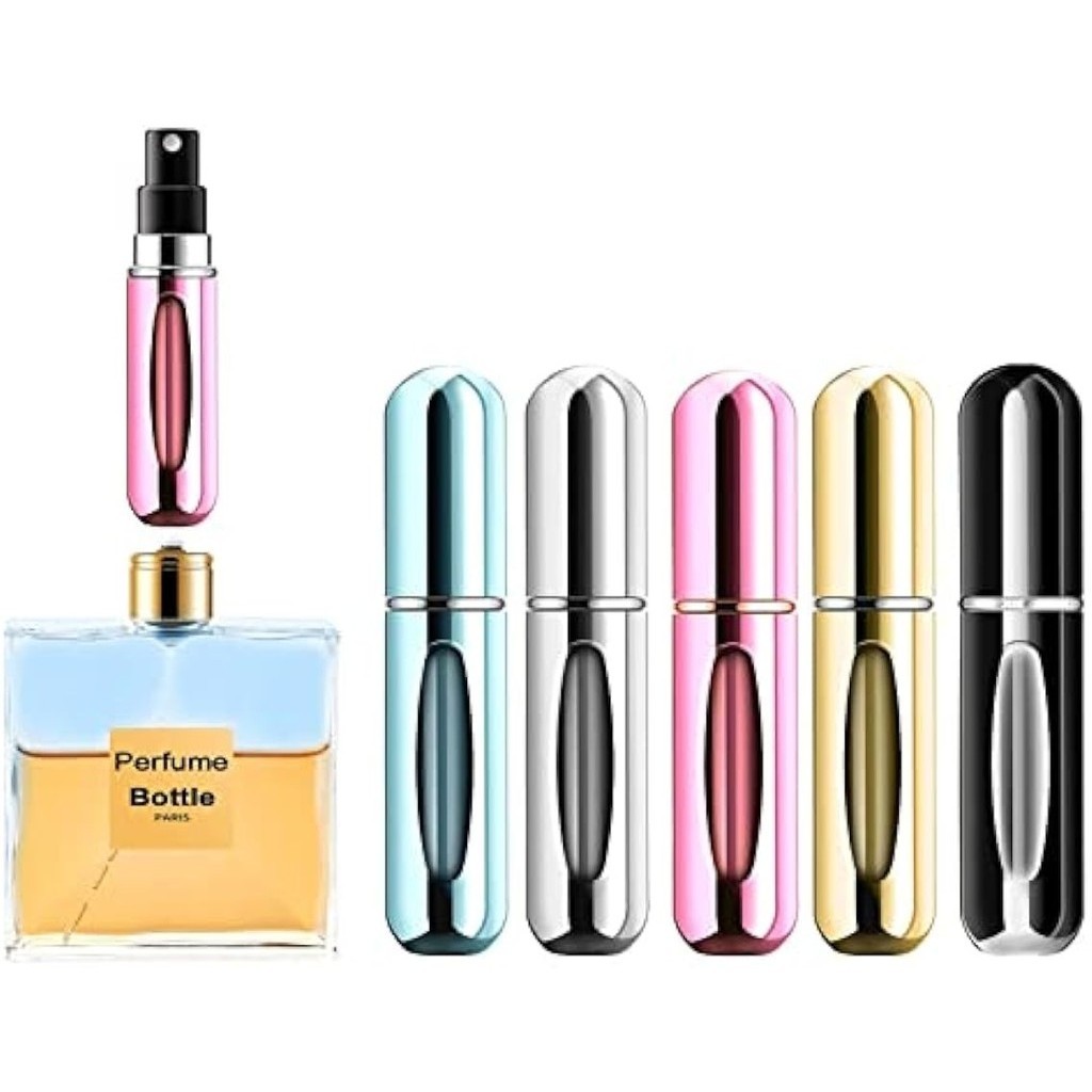 5ml Portable Mini Refillable Perfume Bottle Spray Fragrance Pump Empty ...