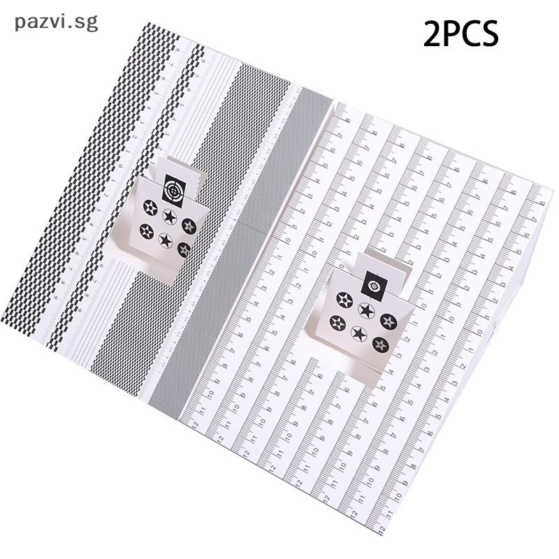 pazvisg 2 PCS Folding Card Lens Focus Tool Calibration Alignment AF ...