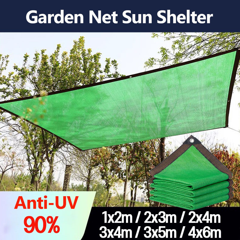 90% Anti-UV Sun Shade Net Outdoor Awnings Sun Shelter Outdoor SunProof ...