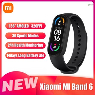 Xiaomi Mi Band 6 Activity Tracker High-Res 1.56 AMOLED Screen, SpO2  Monitor, 30 Sports Modes, 24HR Heart Rate and Sleep Monitor Smart Watch 