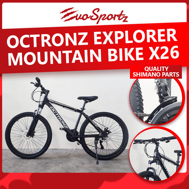 Octronz eXplorer Mountain Bike Shimano MTB Bicycle 26 Inch 27 Inch Shopee Singapore