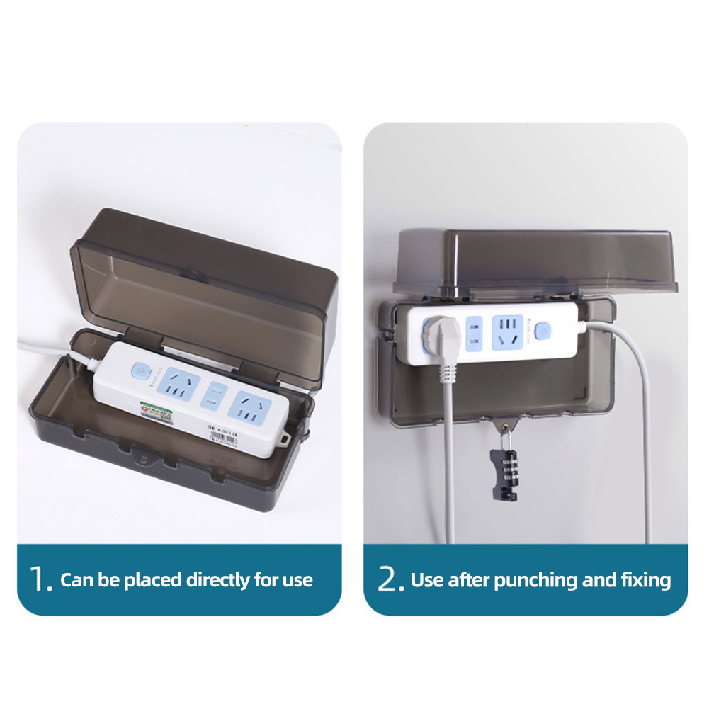 Waterproof Large Outdoor Electrical Box Weatherproof Protect Outlet ...