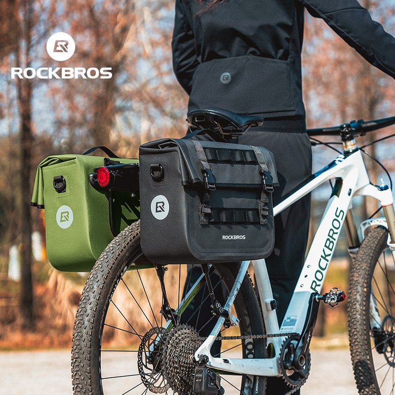 ROCKBROS Bicycle Pannier Bags Waterproof Big Capacity Long Distance ...