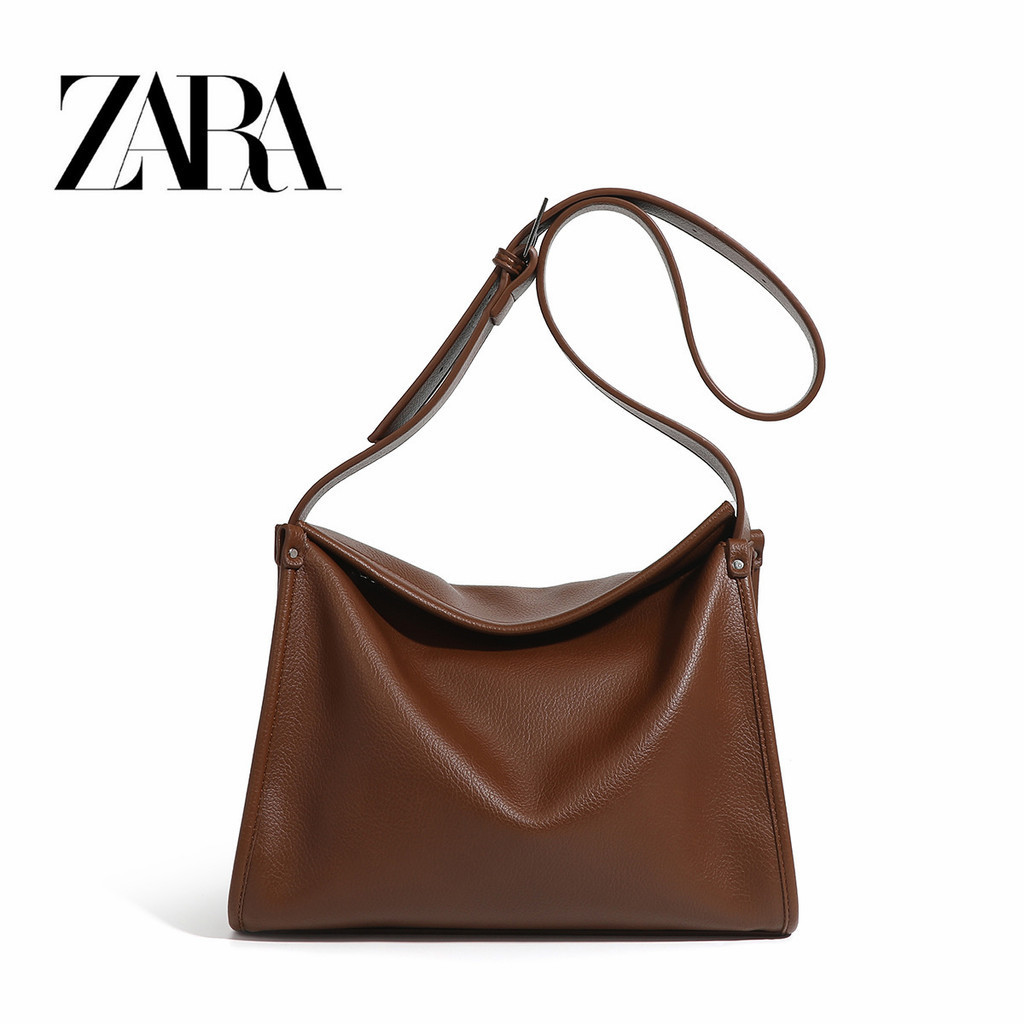 Zara Bag Women New Style Soft Leather Tote Bag Casual Shoulder Bag Crossbody Bag