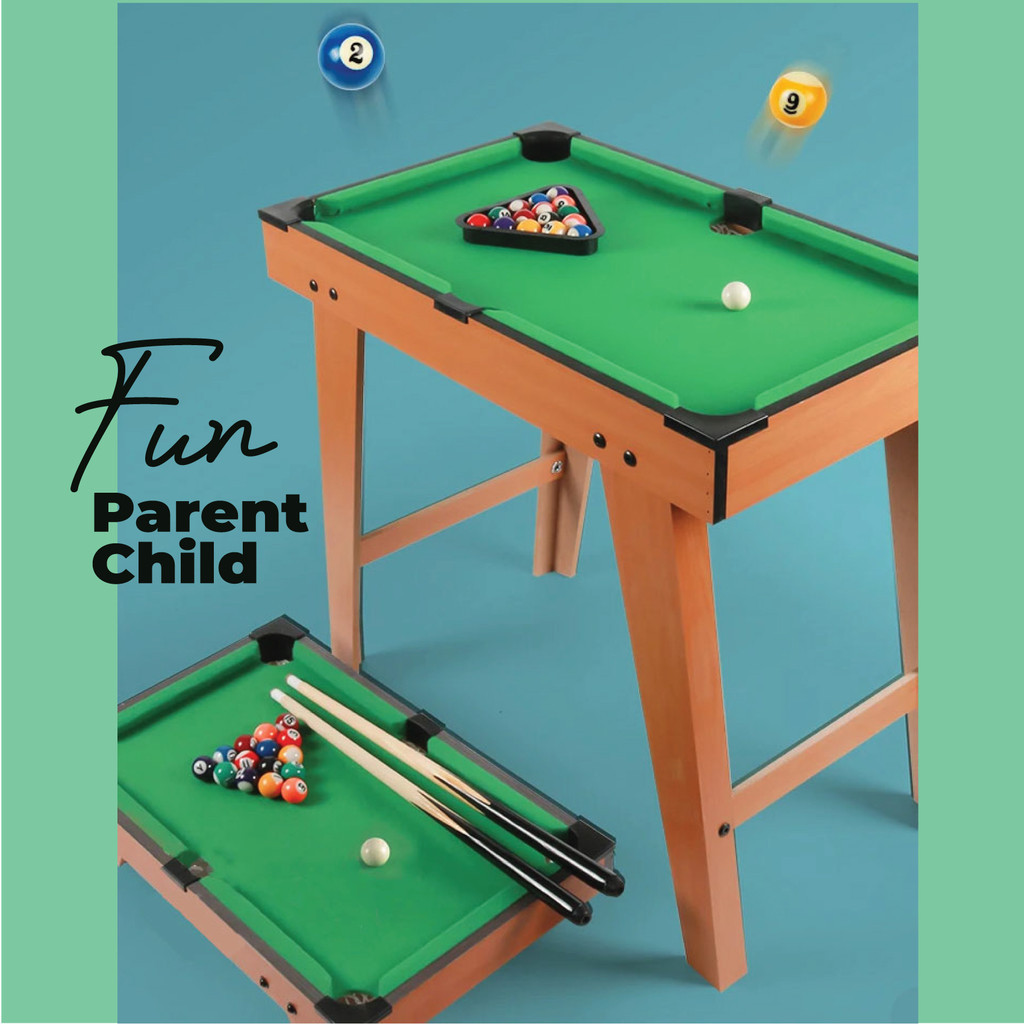 69cm Tall / Short Feet Pool Table Mini Billiard Table Set Board Games ...