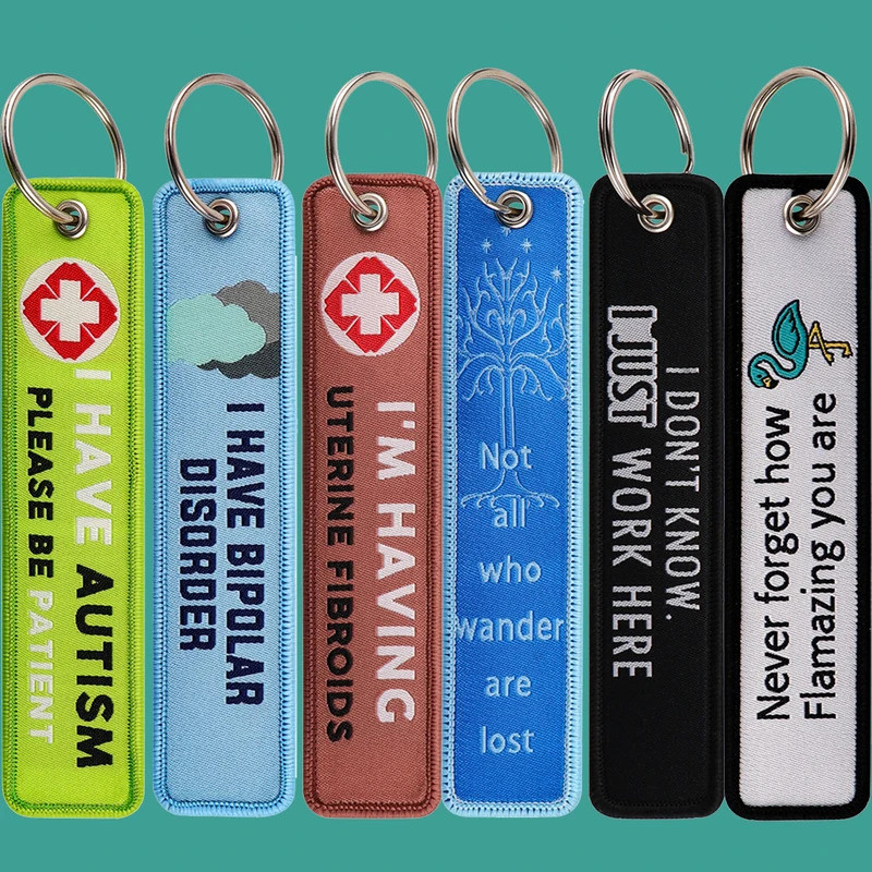 Autism Quotations Car Keychain Keyring Cool Backpack Key Tag ...