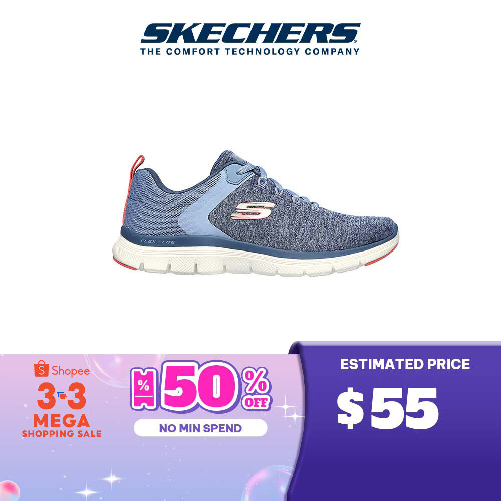 Skechers Online Exclusive Women Flex Appeal 4.0 Shoes - 149307-SLTP  Air-Cooled Memory Foam Machine Washable