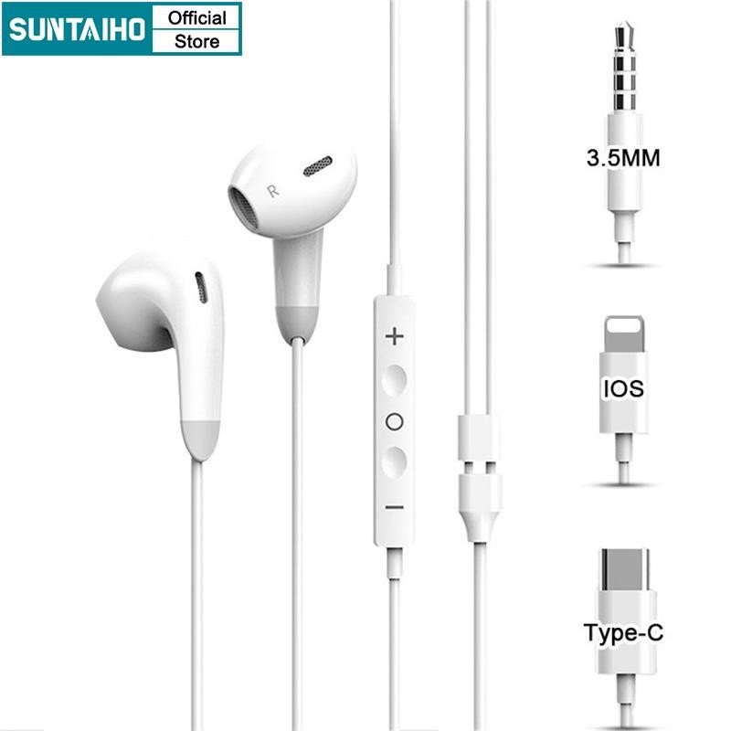 Suntaiho Original Earphone with Microphone Lightning/Type-c