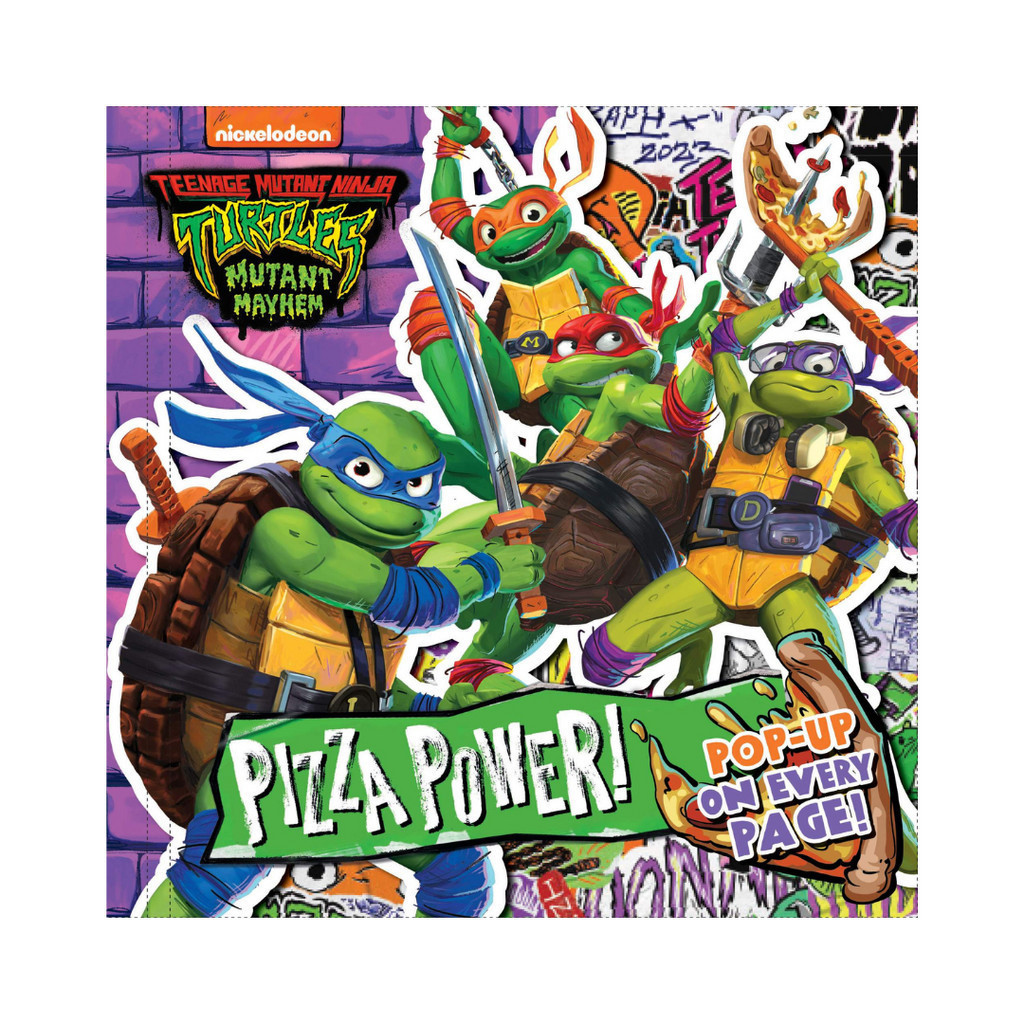 Teenage Mutant Ninja Turtles Pizza Power Pop Up Book For Kids | Shopee ...