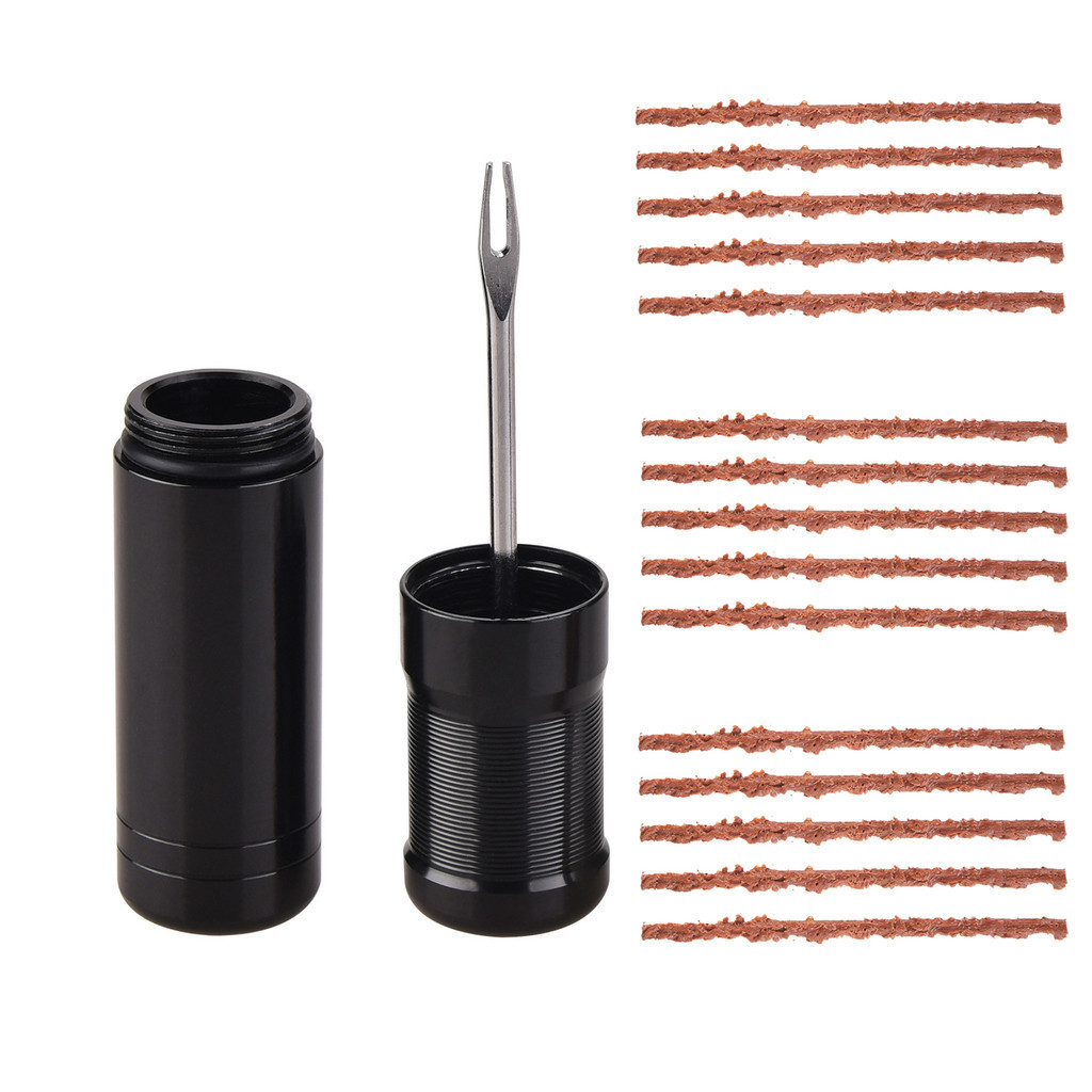Bike Tubeless Tire Repair Kit Slug Plug Stopper Rubber Bacon Strips and ...
