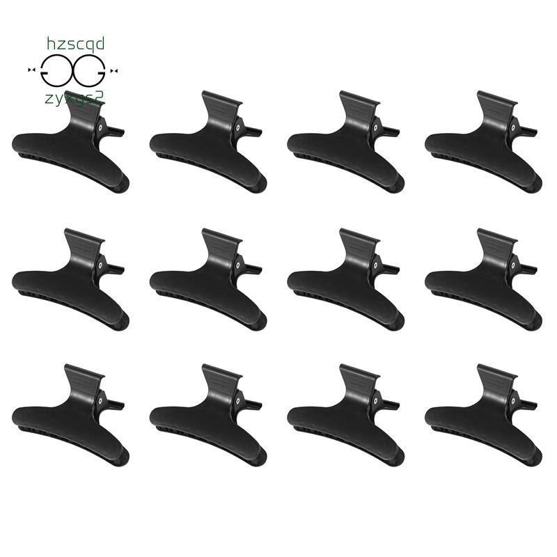 12 Black Hairdressing hairdressers Butterfly Hair Claw Salon Section