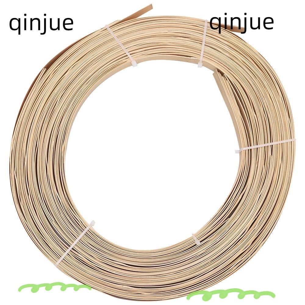QINJUE 7pcs Wide Strips, 0.6 Inch Flat Cane Reed Strips, Natural Bamboo ...