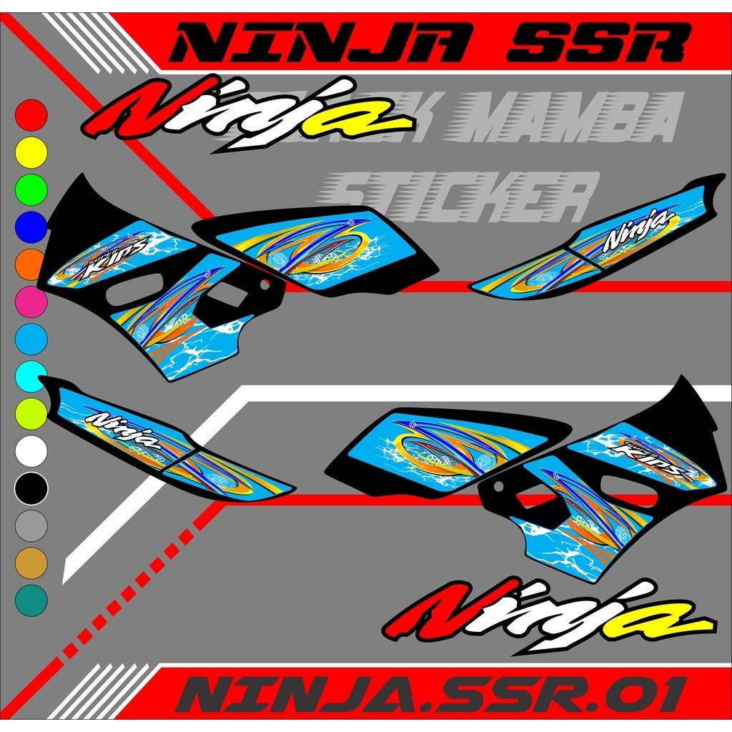 Striping STICKER NINJA SSR STICKER NINJA SSR NEW STICKER LIS LIST NINJA ...