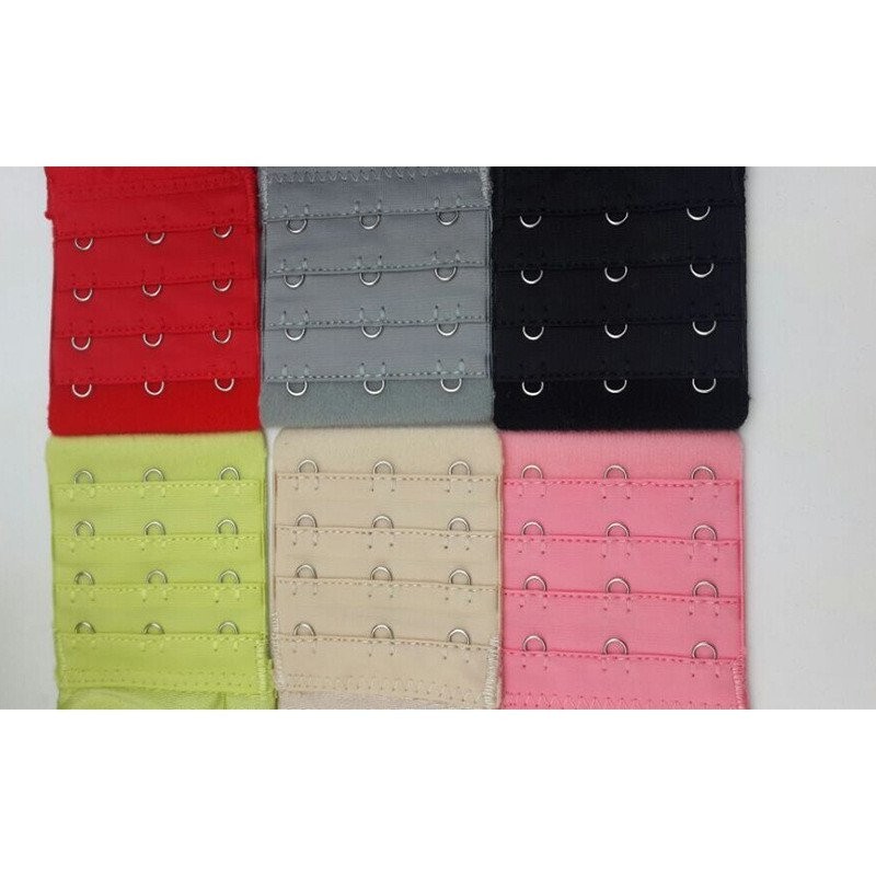 Stainless Steel Three Rows and Three Buckles Underwear Bra Extension