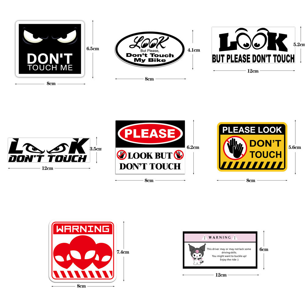 For Various motorcycles Reflective Sticker Motor Motorbike Scooter ...