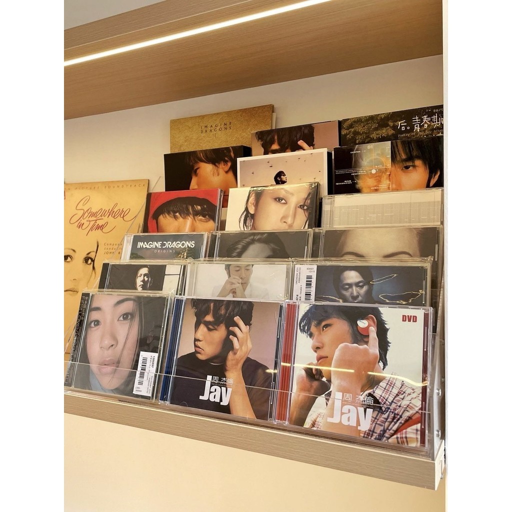 Cd Stand Acrylic Step-Type Student Storage Rack Multifunctional Tape Cd ...
