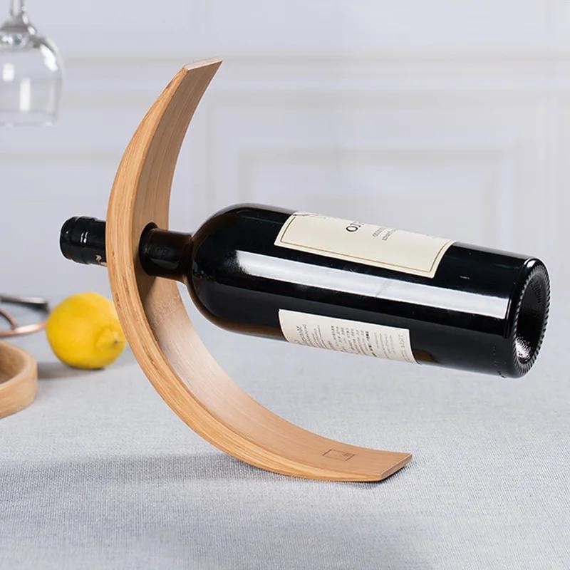 Creative Wine Rack Magical Wooden Balanced Wine Display Racks Bar ...