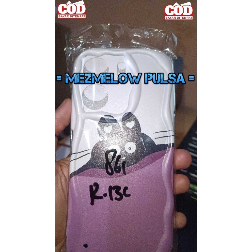 Case Cute Karakter Silicone Gelombang Case XIAOMI REDMI 13C / XIAOMI POCO C65 - Gambar 4