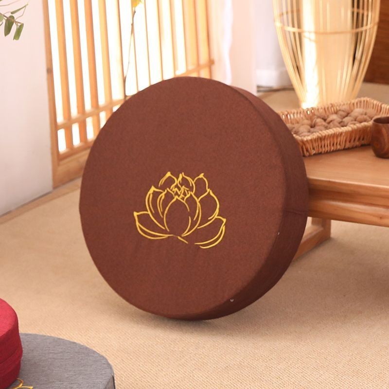 Linen Futon Cushions Lay A Meditation Cushion on The Ground Lazy People ...