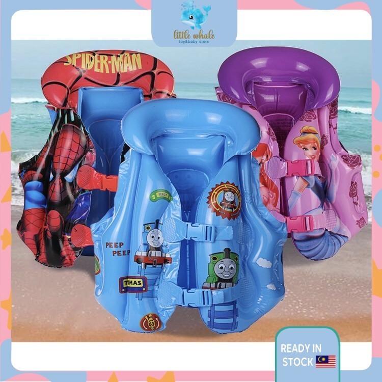 CARTOON Inflatable Life Suit Vest Jacket Float Floatation Device ...