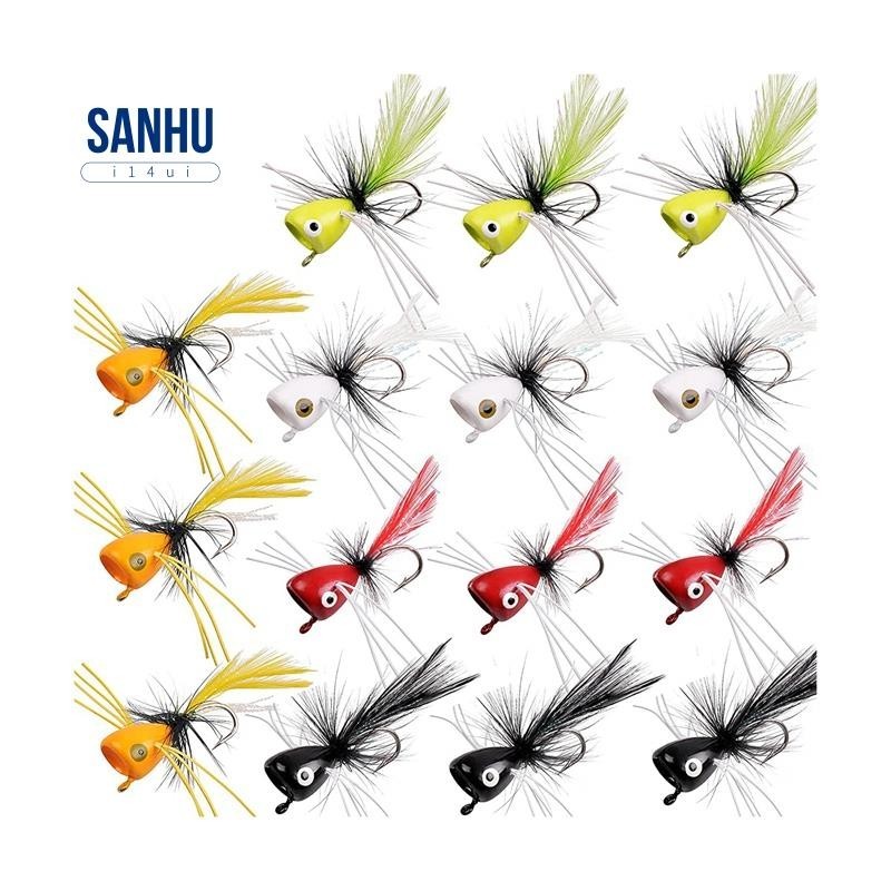 43pcs Assorted Size Minnow Fly Fishing Lures Pencil Popper Crankbaits Carp  Fishing Wobbler Suspending Artificial Hard Baits Kit Fishing Accessories