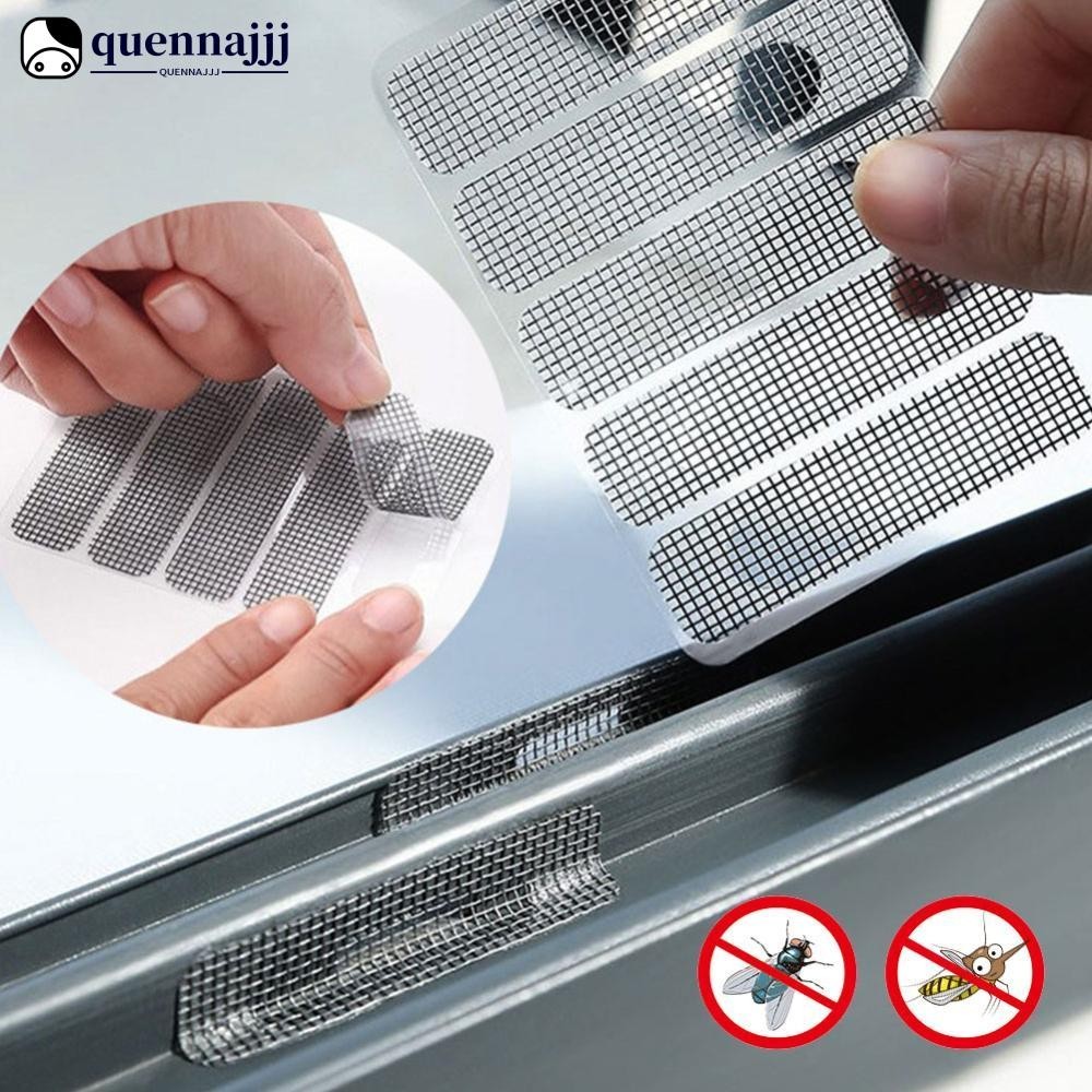 QUENNA 6/10pcs Adhesive Fix Net Window Home Anti Mosquito Fly Bug ...