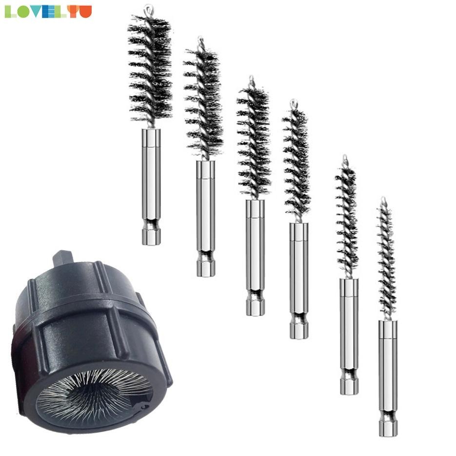 Car Battery Terminal Brush Set with 7pcs Copper Pipe Cleaner and ...
