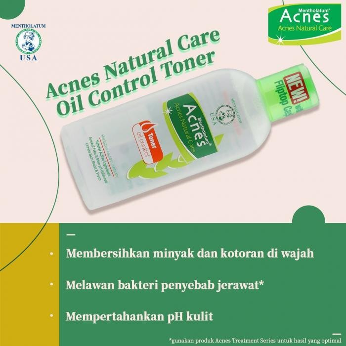 Acnes Oil Control Toner 110ml / Merah Jingga Official - Gambar 4